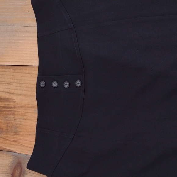 Javier Simorra Black Stretch Wool Pencil Skirt Made in Spain US Size 10 … - Picture 9 of 14